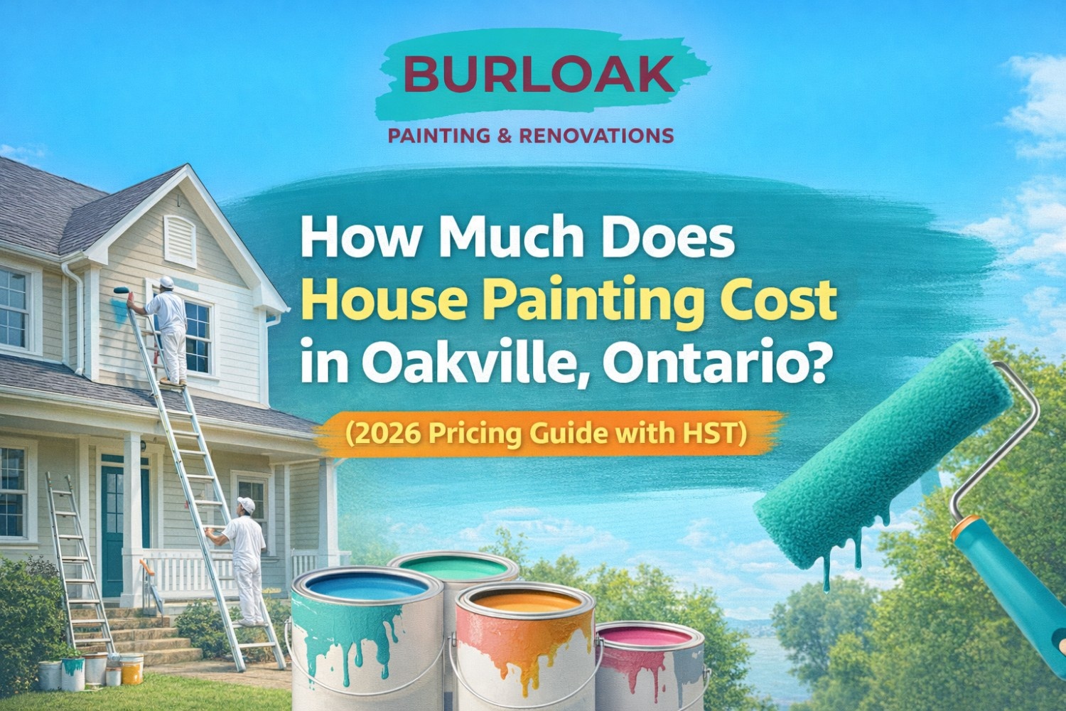 Oakville Housing Paint Cost 2026 guide with free quotation